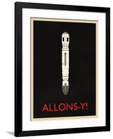 Allons-y!-null-Framed Poster