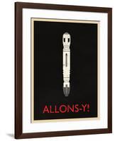 Allons-y!-null-Framed Poster