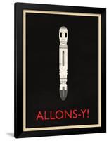 Allons-y!-null-Framed Poster