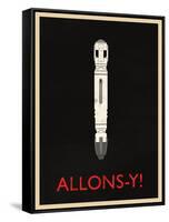 Allons-y!-null-Framed Stretched Canvas