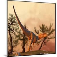 Allosaurus, a Large Theropod Dinosaur from the Late Jurassic Period-null-Mounted Art Print
