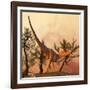 Allosaurus, a Large Theropod Dinosaur from the Late Jurassic Period-null-Framed Art Print