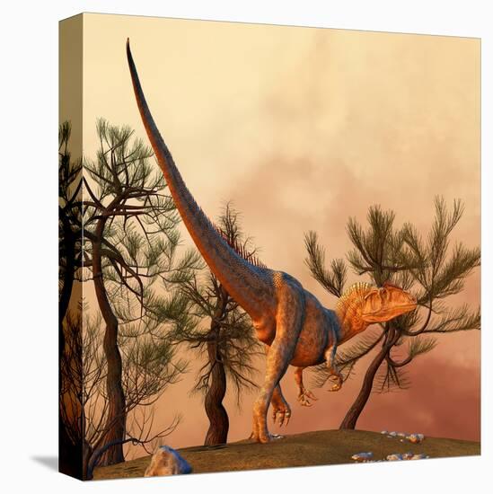 Allosaurus, a Large Theropod Dinosaur from the Late Jurassic Period-null-Stretched Canvas