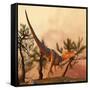 Allosaurus, a Large Theropod Dinosaur from the Late Jurassic Period-null-Framed Stretched Canvas