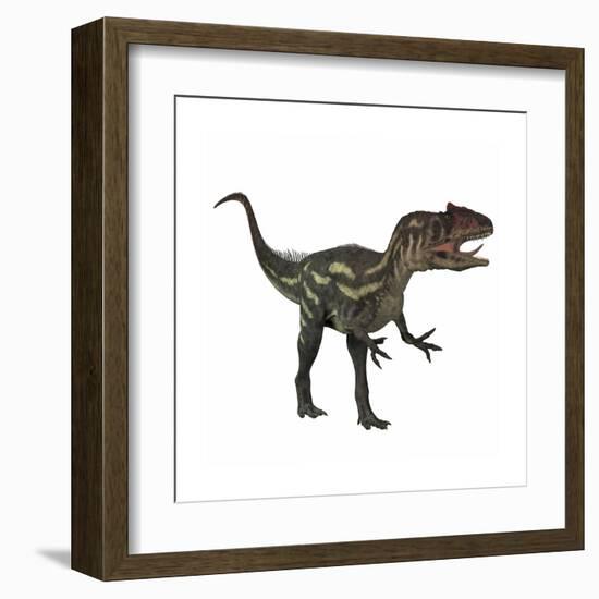 Allosaurus, a Prehistoric Era Dinosaur-null-Framed Art Print