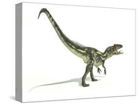 Allosaurus Dinosaur, Artwork-null-Stretched Canvas