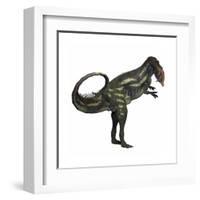 Allosaurus Dinosaur-Stocktrek Images-Framed Art Print