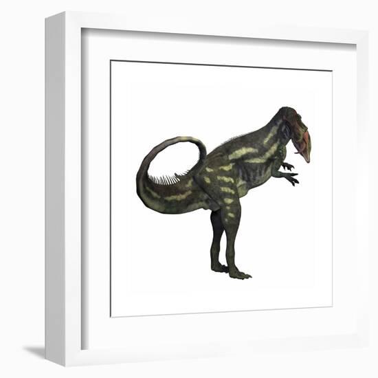 Allosaurus Dinosaur-Stocktrek Images-Framed Art Print