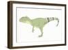 Allosaurus Pencil Drawing with Digital Color-Stocktrek Images-Framed Premium Giclee Print