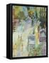 Allotment, Bishops Park, 2009-Sophia Elliot-Framed Stretched Canvas