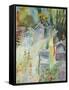 Allotment, Bishops Park, 2009-Sophia Elliot-Framed Stretched Canvas