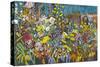 Allotment Garden, 2009-Frances Treanor-Stretched Canvas