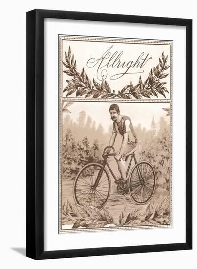 Allright Bicycle-null-Framed Art Print