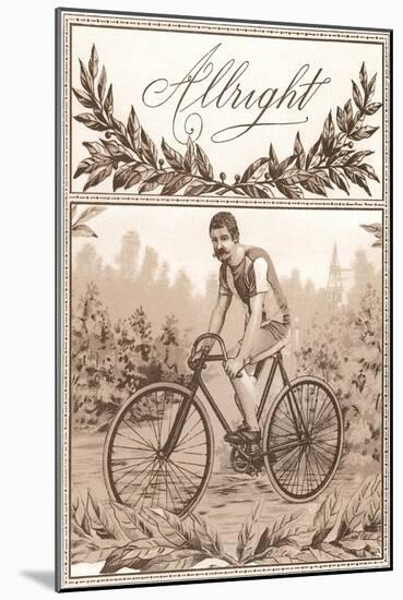 Allright Bicycle-null-Mounted Art Print