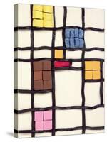 Allsorts 1 (After Mondrian) 2003-Norman Hollands-Stretched Canvas