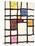 Allsorts 1 (After Mondrian) 2003-Norman Hollands-Stretched Canvas