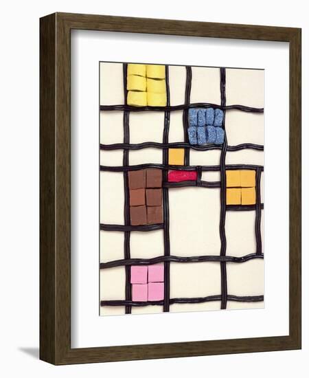 Allsorts 1 (After Mondrian) 2003-Norman Hollands-Framed Photographic Print