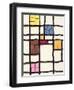 Allsorts 1 (After Mondrian) 2003-Norman Hollands-Framed Photographic Print