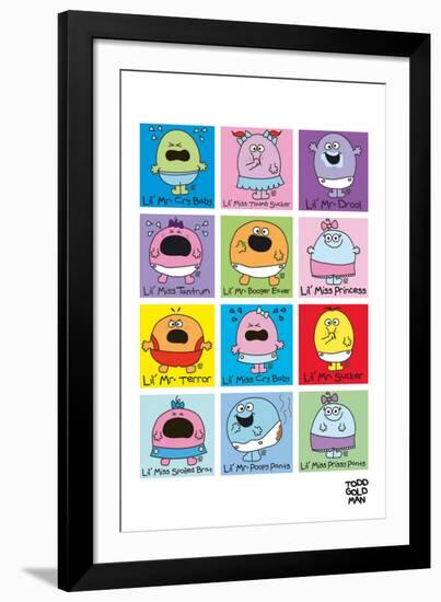 Allsorts I-Todd Goldman-Framed Giclee Print