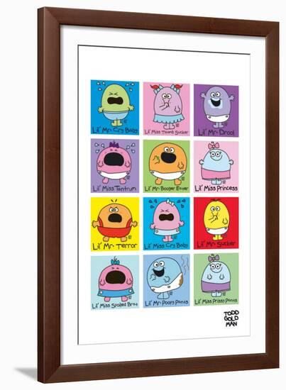 Allsorts I-Todd Goldman-Framed Giclee Print