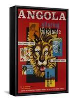 Alluring Angola Welcomes You, Tourism Office Travel Poster-null-Framed Stretched Canvas