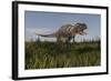 Alluring Aucasaurus in Grassland-Stocktrek Images-Framed Art Print