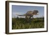 Alluring Aucasaurus in Grassland-Stocktrek Images-Framed Art Print