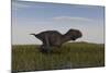 Alluring Majungasaurus in Swamp Grassland-Stocktrek Images-Mounted Art Print