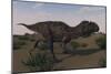 Alluring Majungasaurus in Swamp Grassland-Stocktrek Images-Mounted Art Print