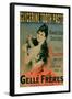 Allways Used, Once Used," Poster Advertising "Glycerine Toothpaste by Gelle Freres," Paris, 1878-null-Framed Giclee Print