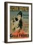Allways Used, Once Used," Poster Advertising "Glycerine Toothpaste by Gelle Freres," Paris, 1878-null-Framed Giclee Print