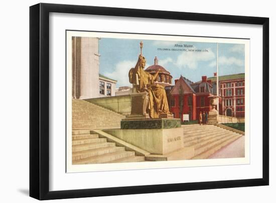 Alma Mater Statue, Columbia University, New York-null-Framed Art Print