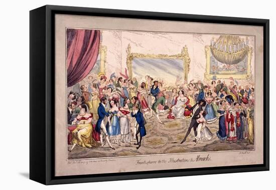 Almack's Assembly Rooms, London, 1827-SW Fores-Framed Stretched Canvas