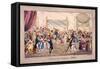 Almack's Assembly Rooms, London, 1827-SW Fores-Framed Stretched Canvas