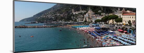 Almafi Coast Italy Panoramic-null-Mounted Poster