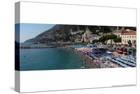 Almafi Coast Italy Panoramic-null-Stretched Canvas