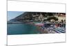 Almafi Coast Italy Panoramic-null-Mounted Photo