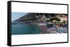 Almafi Coast Italy Panoramic-null-Framed Stretched Canvas