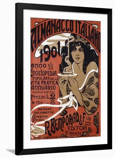 Almanacco Italiano, 1901-null-Framed Giclee Print