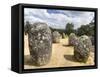 Almendres Cromlech Ancient Stone Circle. Portugal-Martin Zwick-Framed Stretched Canvas