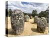 Almendres Cromlech Ancient Stone Circle. Portugal-Martin Zwick-Stretched Canvas