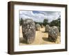 Almendres Cromlech Ancient Stone Circle. Portugal-Martin Zwick-Framed Photographic Print