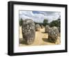 Almendres Cromlech Ancient Stone Circle. Portugal-Martin Zwick-Framed Photographic Print