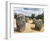 Almendres Cromlech Ancient Stone Circle. Portugal-Martin Zwick-Framed Photographic Print