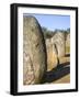 Almendres Cromlech Ancient Stone Circle. Portugal-Martin Zwick-Framed Photographic Print