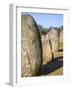 Almendres Cromlech Ancient Stone Circle. Portugal-Martin Zwick-Framed Photographic Print