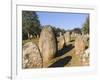 Almendres Cromlech Ancient Stone Circle. Portugal-Martin Zwick-Framed Photographic Print