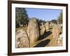 Almendres Cromlech Ancient Stone Circle. Portugal-Martin Zwick-Framed Photographic Print