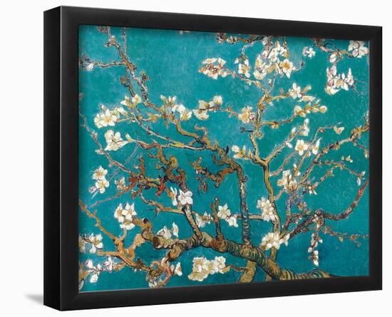 Almond Blossom-Vincent van Gogh-Framed Mini Poster