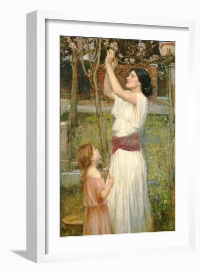 Almond Blossoms, C.1916-John William Waterhouse-Framed Giclee Print